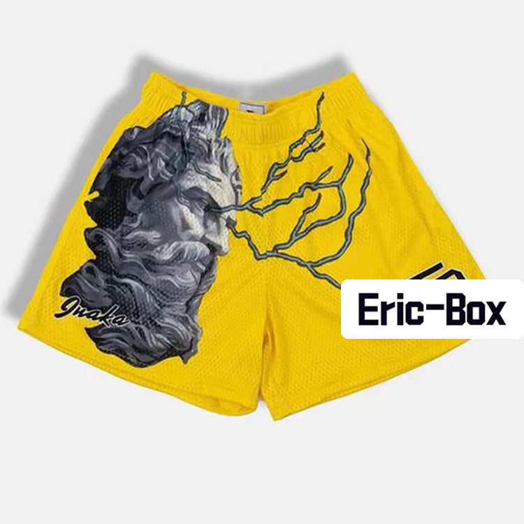 Head Yellow Mesh Shorts