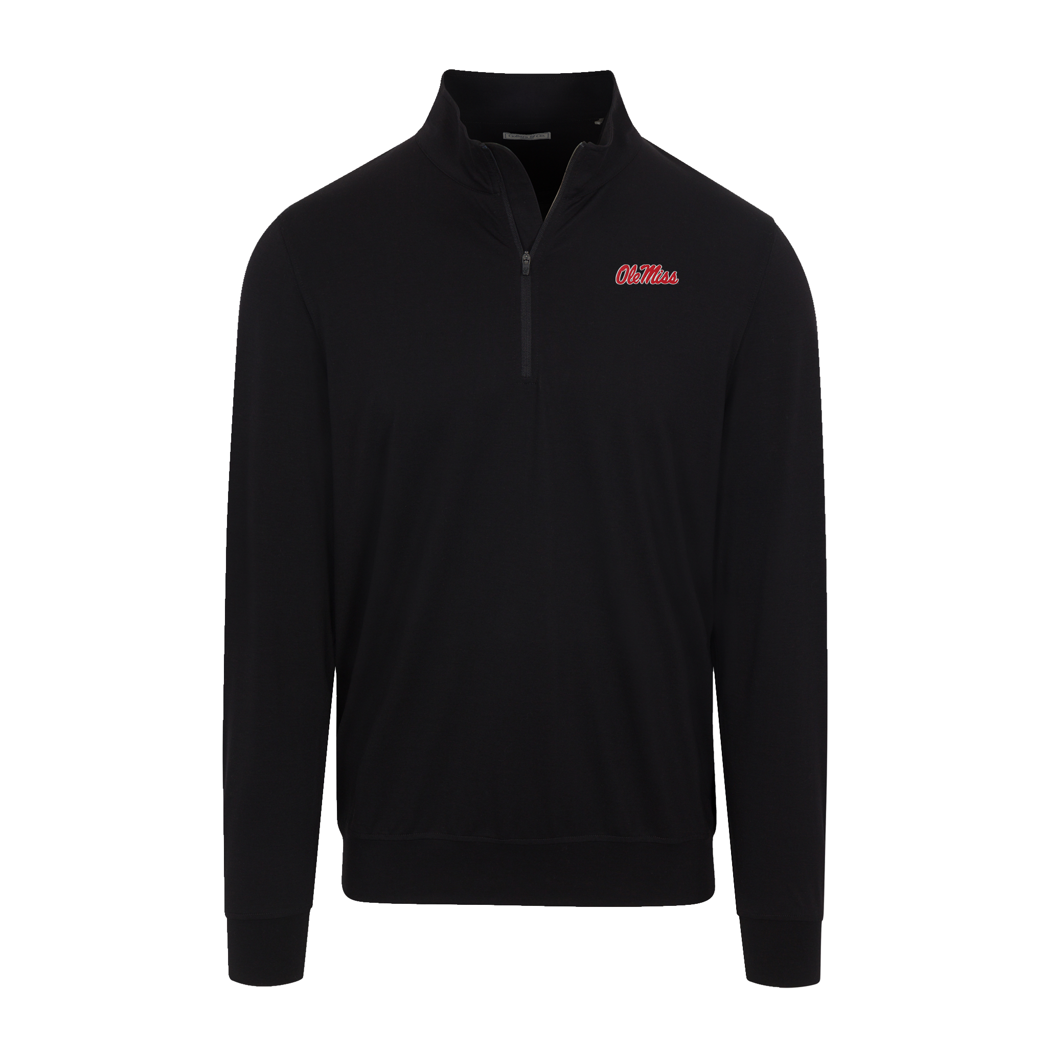 Ole Miss Velocity Performance Quarter Zip Black